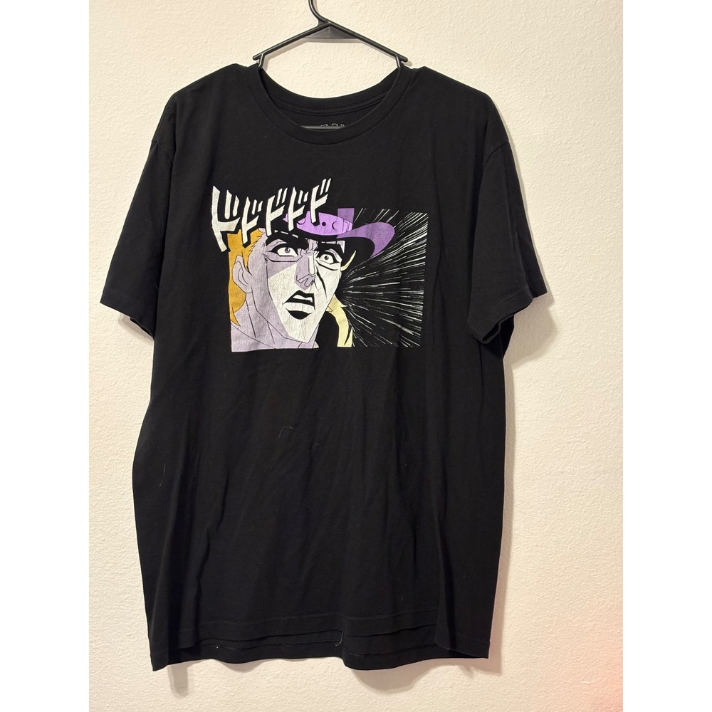 JoJo's Bizarre Adventure Anime T Shirt Black XL Jotaro Kujo Graphic Tee
A878